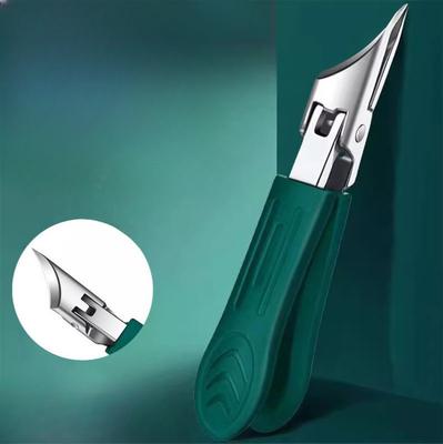 Heavy Duty Nail Clipper Set With Cover, Professional Diagonal Nail Trimmer For Fingers And Toenails, Sharp Stainless Steel Manicure Tool