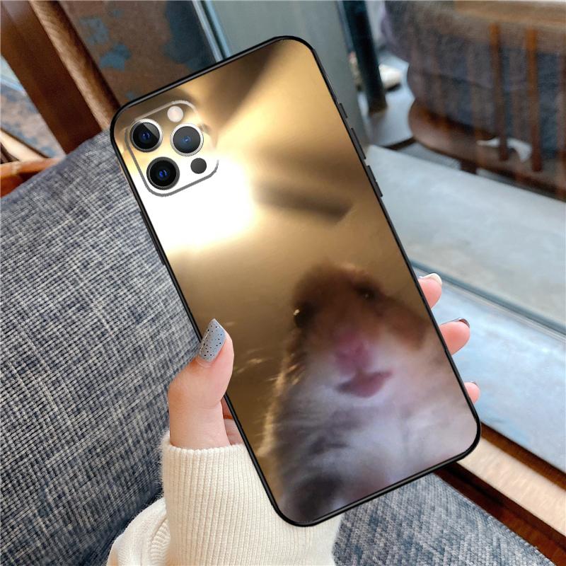 Cute Lovely Pet Hamster Phone Case For iPhone 16 15 14 13 12 11 Pro Max 12 13 mini XR 15 16 Plus 16e Cover Shell iPhone 11Pro MAX