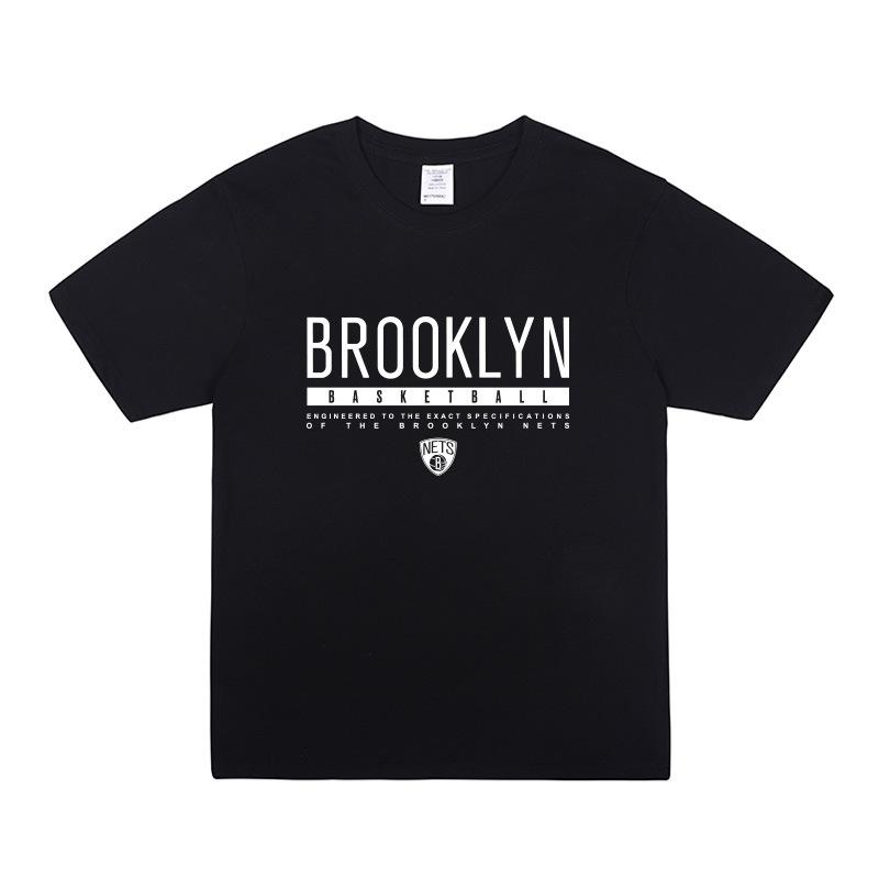 Nets Irving Durant Short Sleeved Tshirt Mens Summer Basketball Loose Oversized Training Jersey