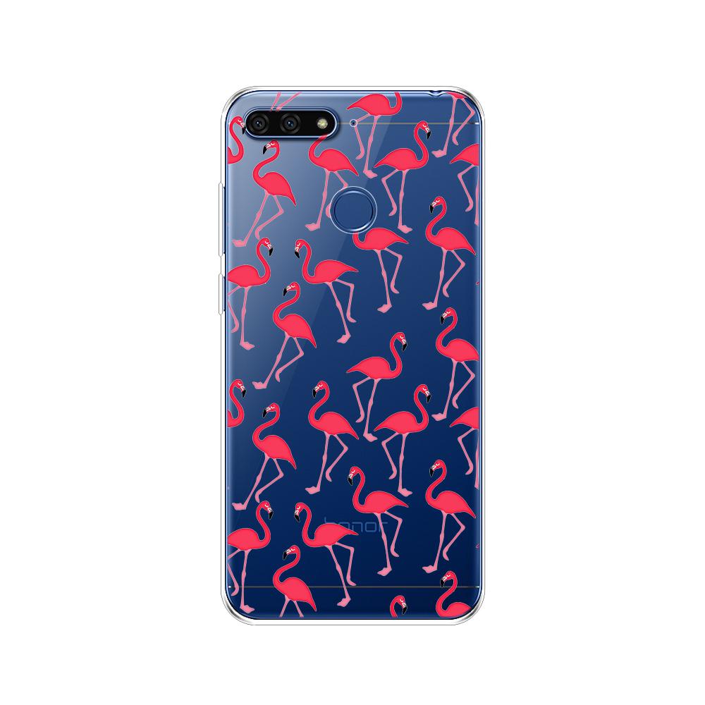 For Huawei Honor 7C 5.7 Inch Case Cover Soft Silicone TPU Cute Cover Back Protective Phone Case For Huawei Honor 7c Aum-L41 Bags