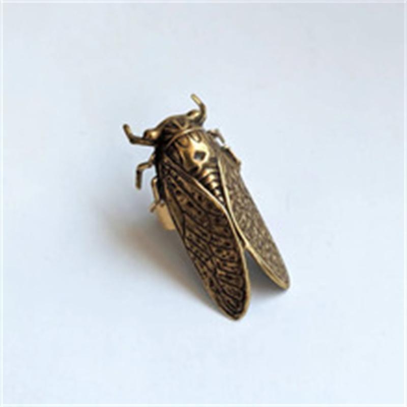 Retro Insect Opening Ring For Women Animal Beetle Cicada Punk Hip-hop Adjustable Finger Ring Trend Daily Party Jewelry Accessory