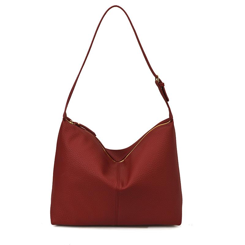 Large-capacity Retro Bag Women's Autumn and Winter Versatile 2025 New Simple Shoulder Messenger Bag Casual Commuter Tote Bag