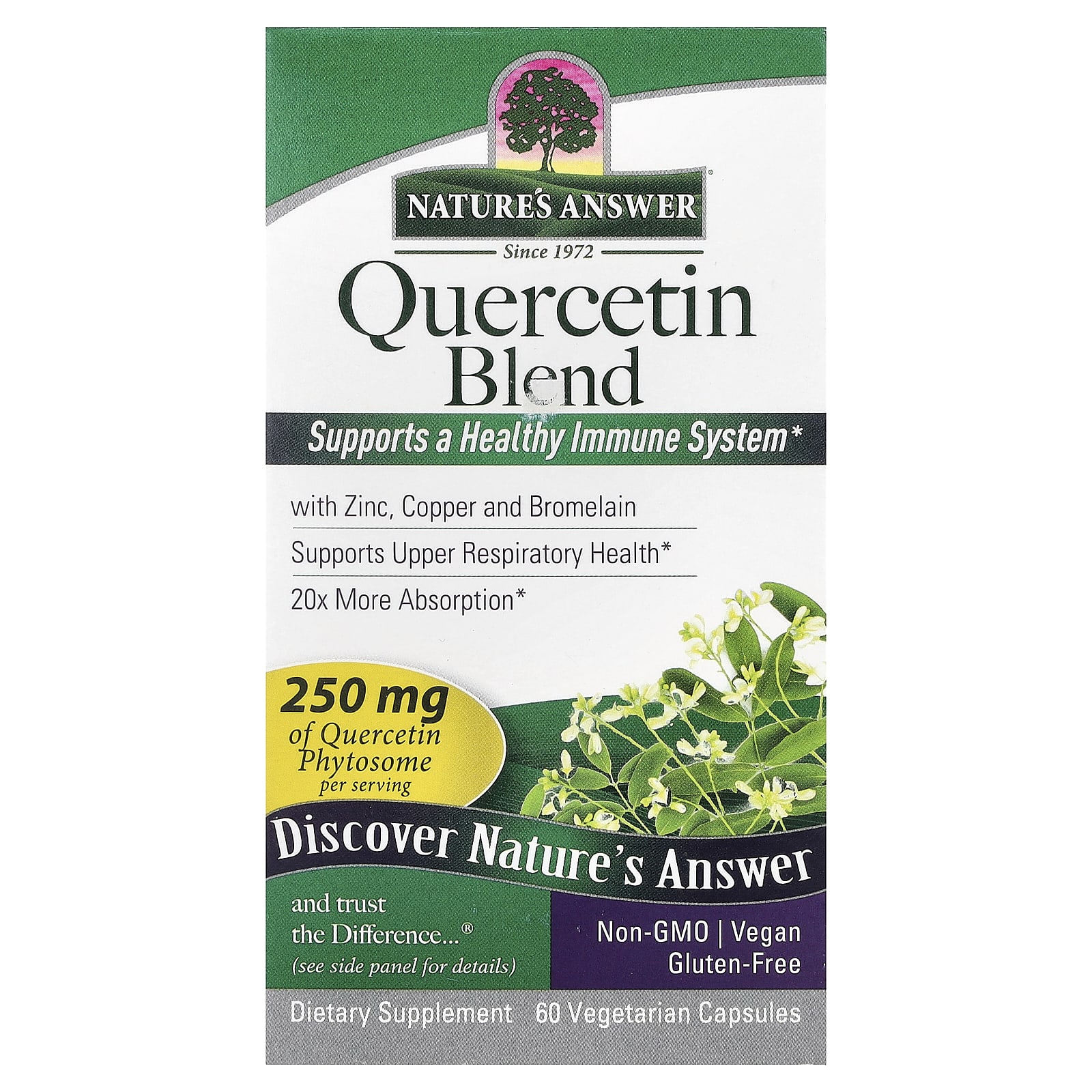 

Nature S Answer, Quercetin Blend, 60 Veggie Caps