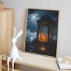 Halloween diamond painting kit handmade diy pumpkin gazebo moonlight painting home decoration painting