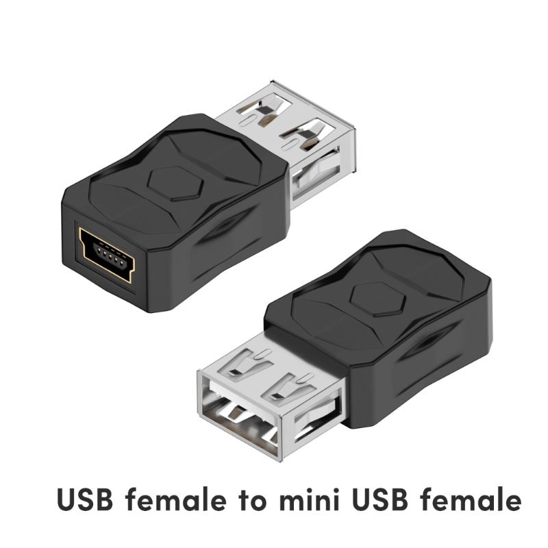USB2.0 Adapter Micro/Mini Stecker Buchse Konverter Anschluss USB Ladeadapter für Computer Tablet PC Mobiltelefone