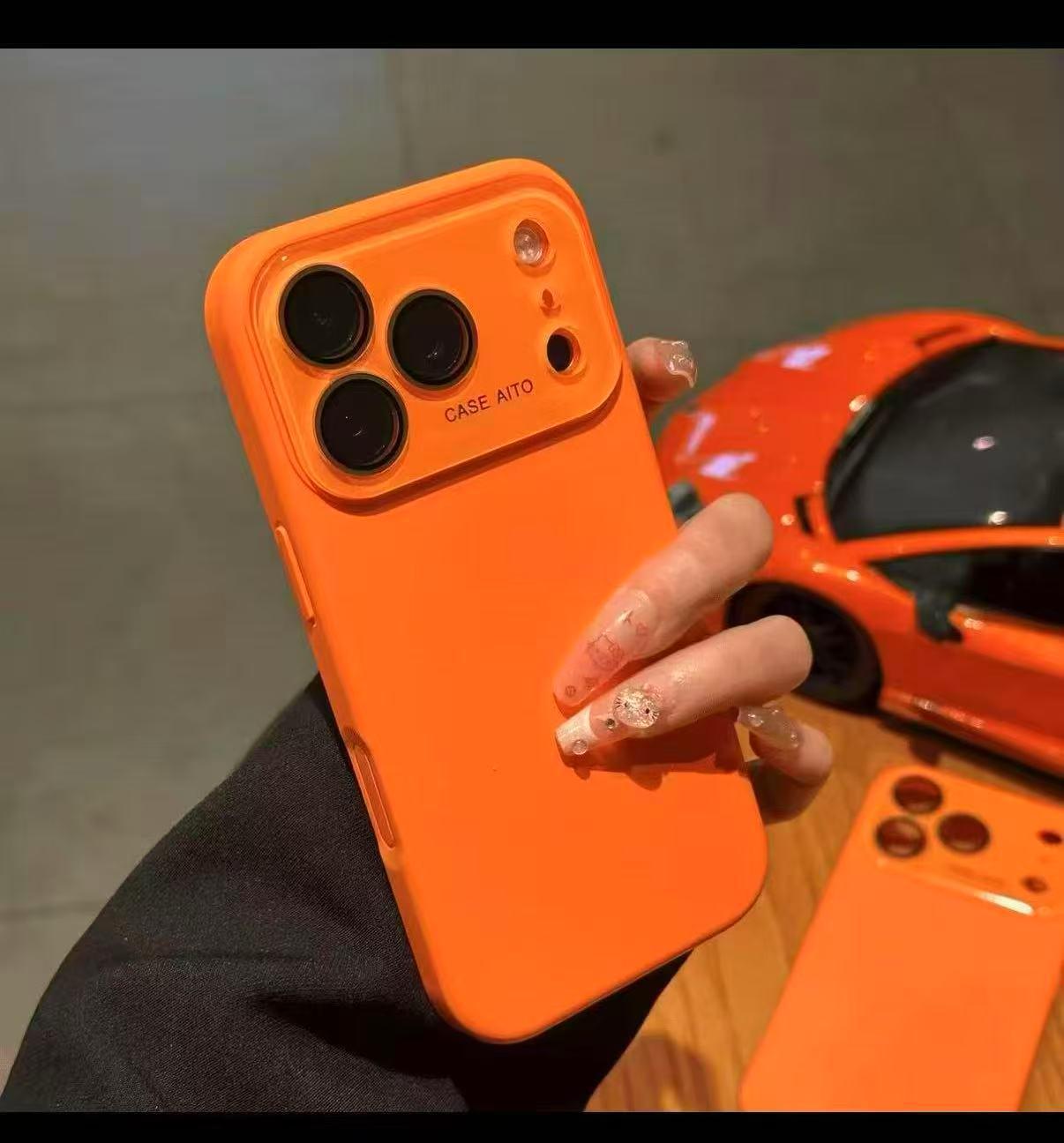 

Чехол для iPhone 17 Pro Max: Apple 16 Большое Окно Имитация Жидкого Силикона, Противоударный, с Пленкой для 15 Объективов для Женщин 17 Pro Max