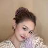 Large Intestine Circle Embroidered Mesh Scrunchie Korean Style Flower Lace Hair Ring  Daily