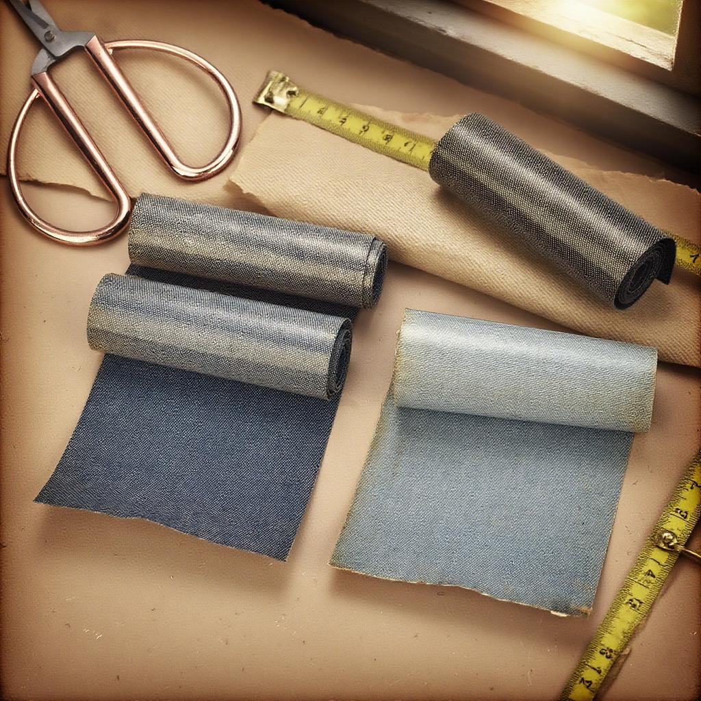 8cm X 51cm Jean Iron on Patches Rectangle Black Blue Patch for Inside and Outside Denim Garment Jacket Hole Repairing Decoration
