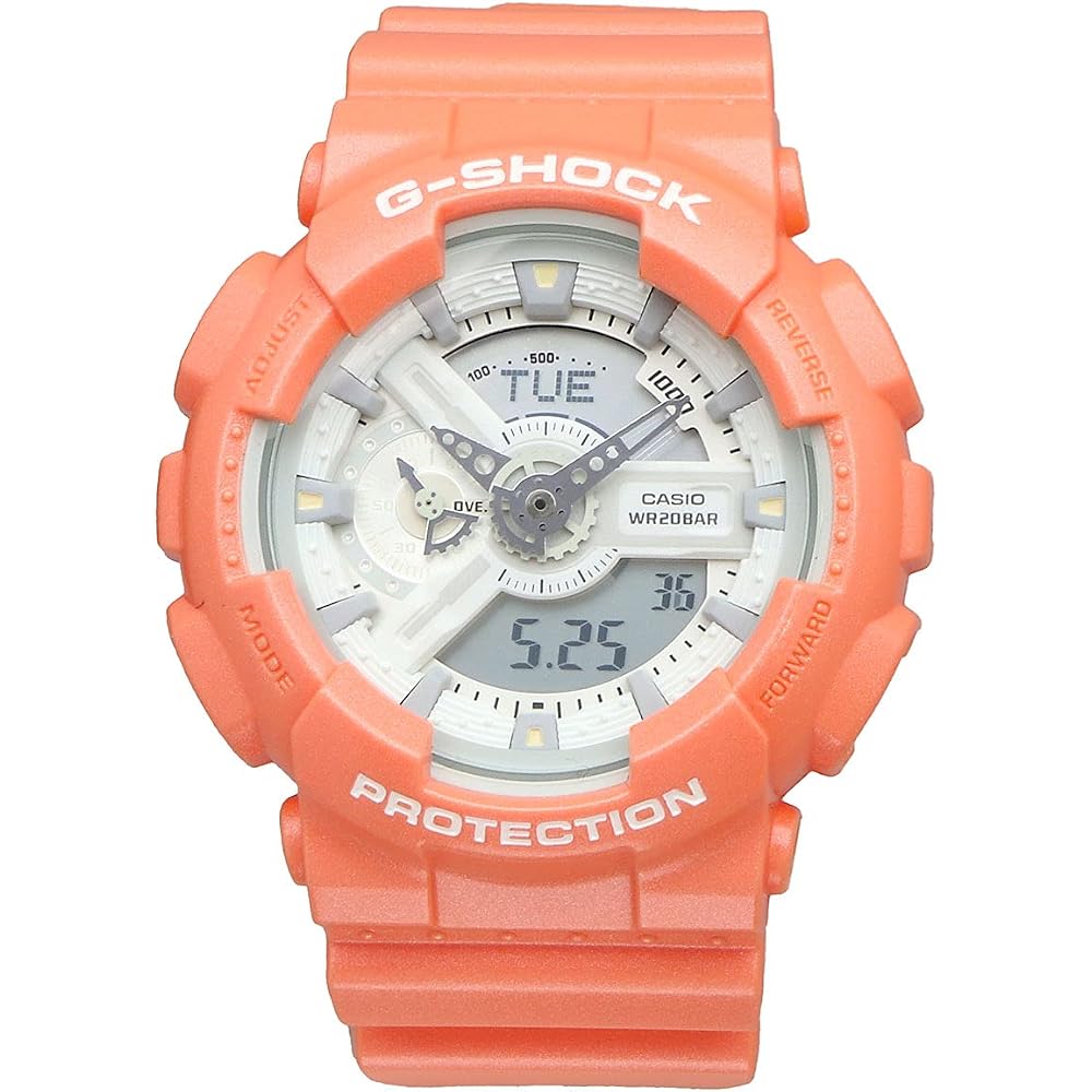 [Casio] CASIO G-SHOCK G-Shock Mat Metallic Series GA-110SG-4A Salmon Pink Metallic Men's Watch (Overseas Model) [Parallel Import]