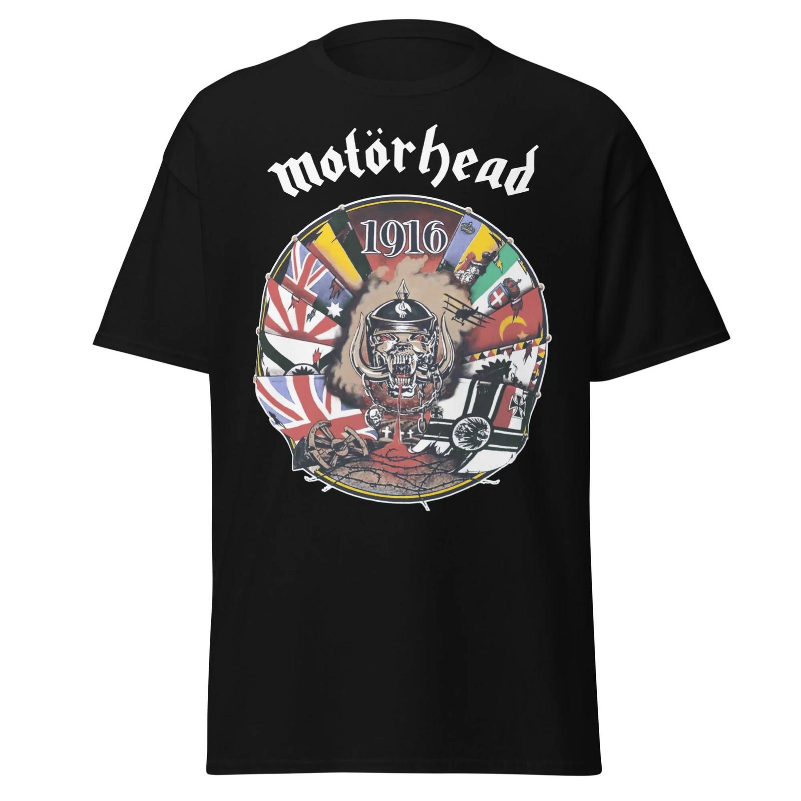Motorhead - Vintage 1916 Jumbo Print T Shirt Black L