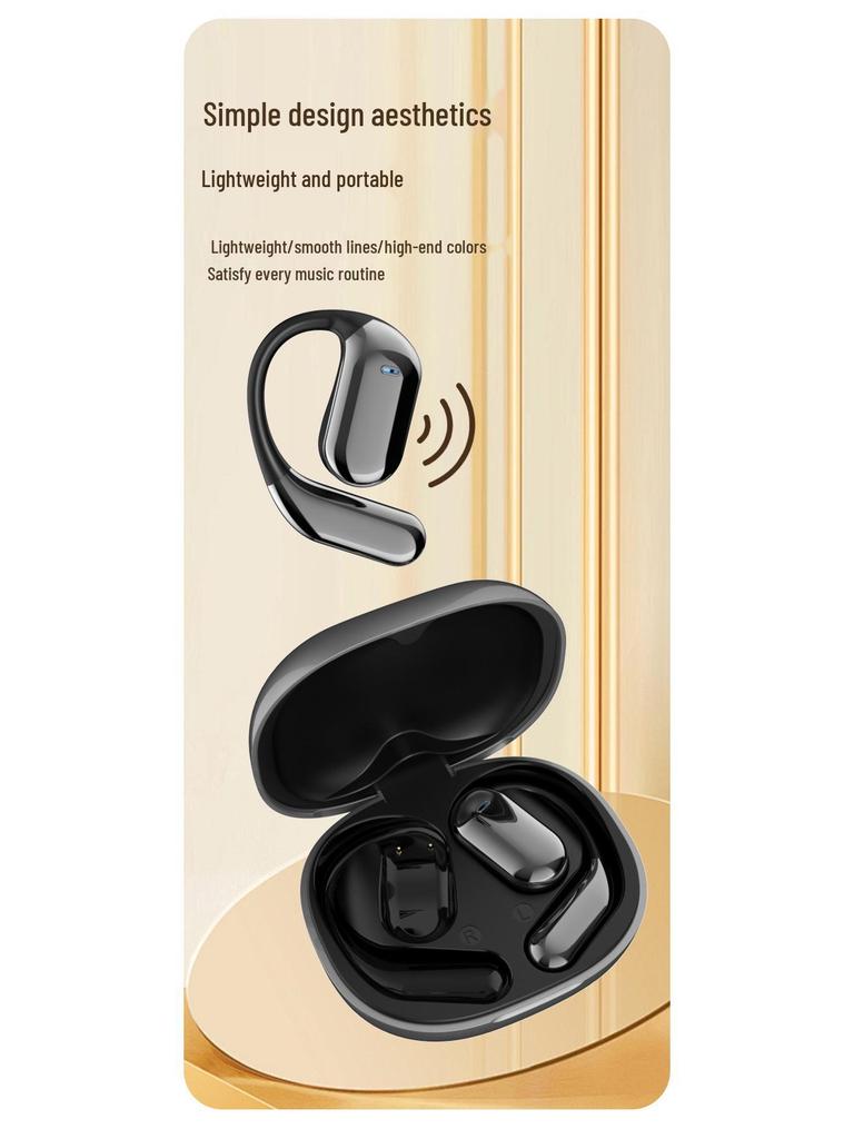 Popular Bluetooth Smart AI Open-Ear Sport Headphones with LCD Color Screen