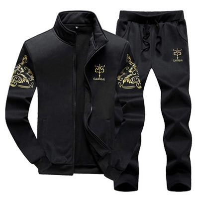Men Tracksuit Sporting Suit Autumn Winter Men Sweatshirt Set 2 Piece Mens Sportswear+pants