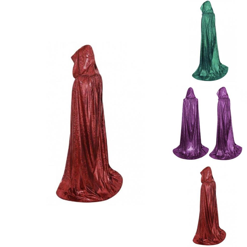 Elegancki Długi Płaszcz z Kapturem Lekki Na Wiosnę i Lato Kostiumy Cosplay