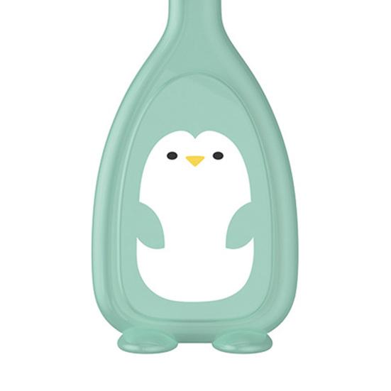 1 Set Kids Toothbrush Cartoon Handle 360 Degrees Cleaning Hand-Held Infant U Manual Toothbrush for Teeth Cleaning