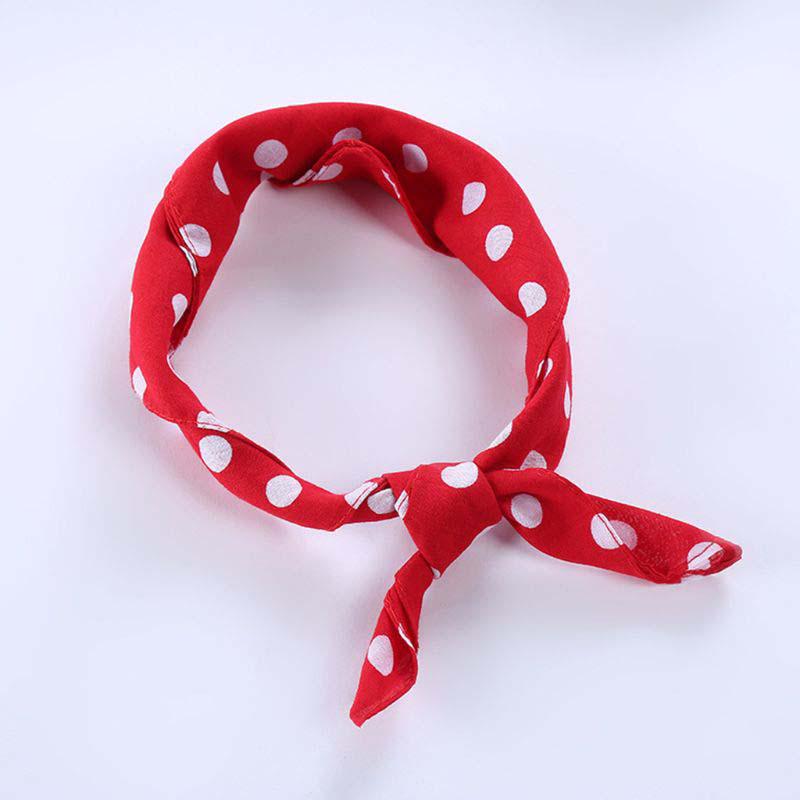 Buy 1PC Scarf Cotton Face Mask Bandana Square Headwear Dot Magic Wrist