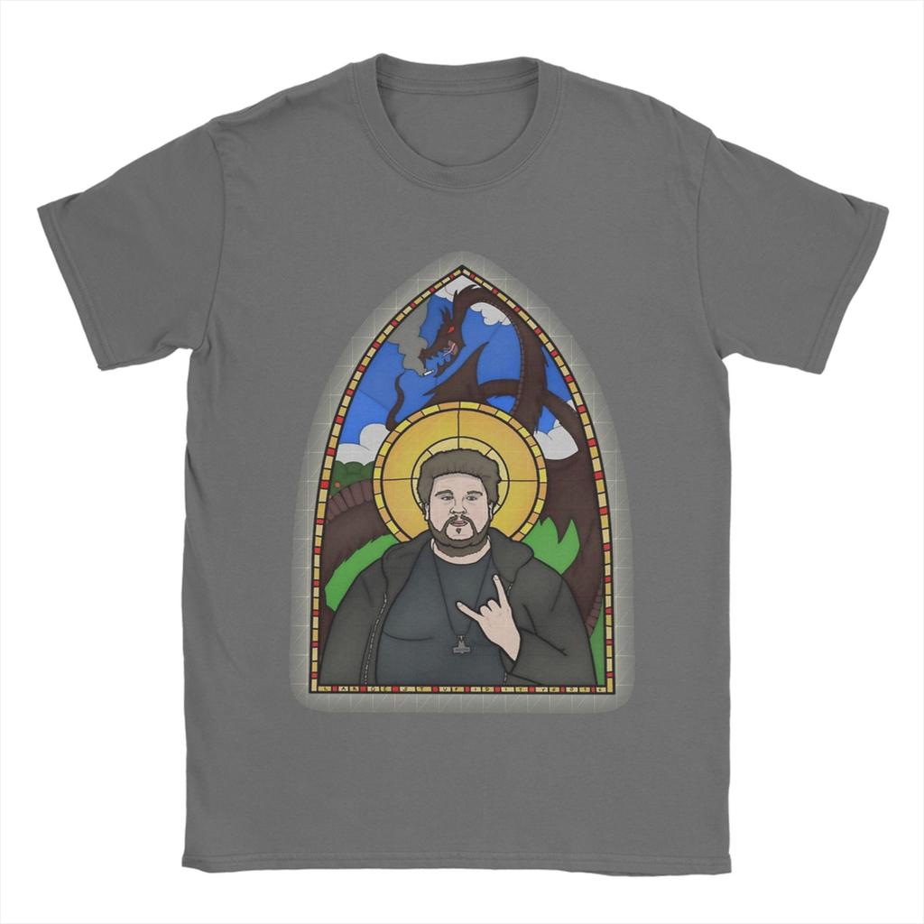 Magliette da Uomo Saint Drachenlord Drachenlord Know Your Meme Cotone Puro Top Fantastici Manica Corta Girocollo Maglietta T-Shirt