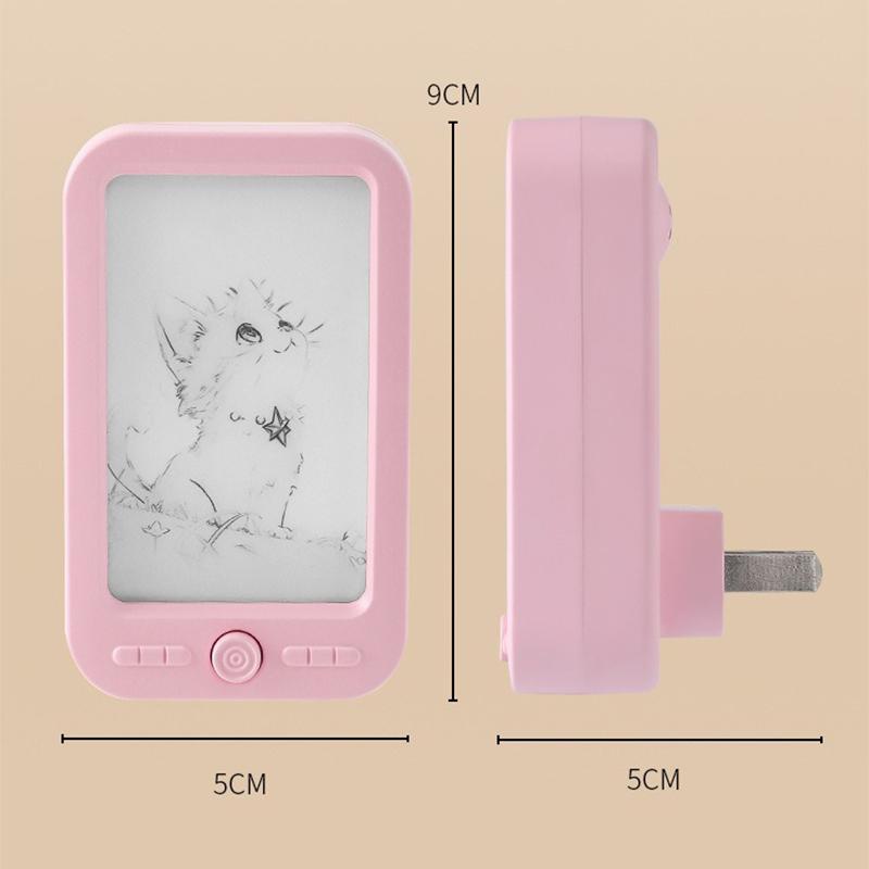Mini Veilleuse LED Peinture Interrupteur Plug-In Lumière LED Protection des Yeux Lampe Veilleuse Utilisation Pour Chevet Allaitement Bébé Salon