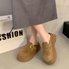 Fashion 2025 NEW Retro Thick Bottom Platform Women's Fashionable Simple and High-quality Casual Shoes Summer Rubber Sole
