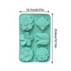 6 Cavity Flower-Shaped Of Tulip Silicone Mold Suitable For Soap Candle Hand Making Diy Cake Chocolate Dessert Baking Mold