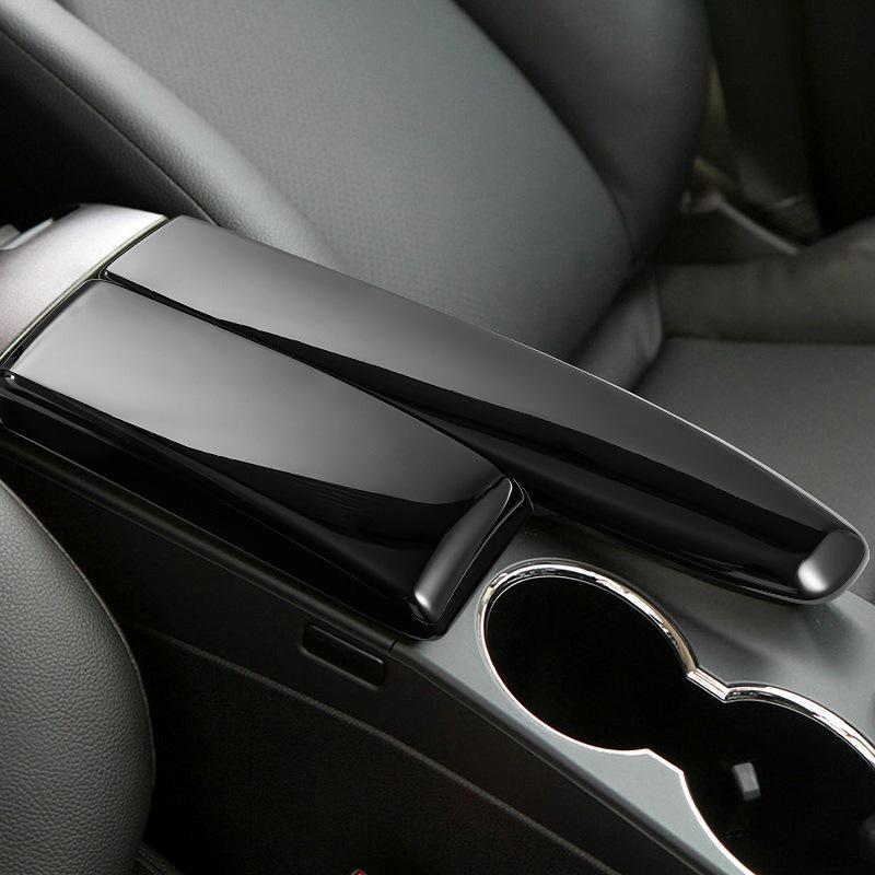 Car Center Armrest Rest Box Panel Cover ABS Carbon Fiber For Benz C W204 E W212 E Class W212 2010-2013 GLK X204 2008-2015 Parts