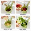 Creative Sink Hanging Strainer Basket  Multifunctional Quickly Drain Kitchen GarbageTool Food Catcher Holder Kitchen Accessories