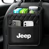 Car Storage Bag Multi-function Seat Back Storage Pocket Suspension For Jeep Wrangler Grand Cherokee Renegade Tyre Stem Air Caps AKQ1
