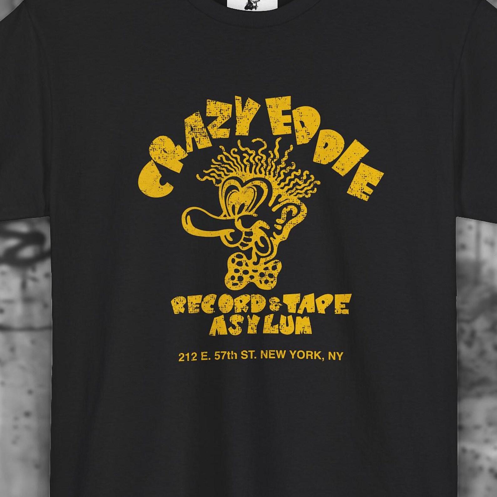 Crazy Eddie s NYC Vintage Punk Tee - Retro 90s Cotton Unisex T-Shirt S