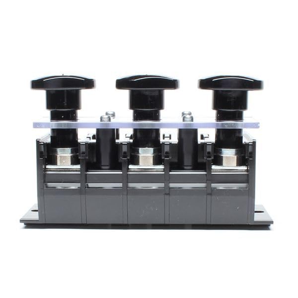 Toyo Giken NW Series Knob Terminal Block, 60A, 3-Pole, NW-063AT