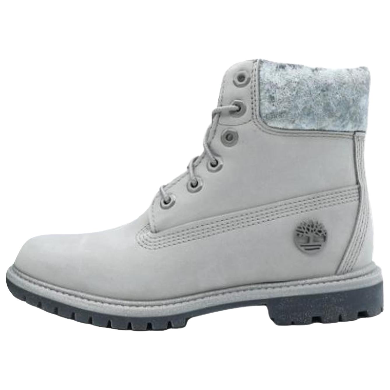 Timberland 6 Inch Waterproof Comfortable Short Outdoor Boots Women boots Gray A231F 37