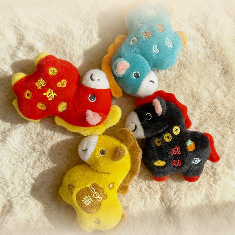 New Year Greetings Cute Pony Decoration Pendant New Year Mascot Year Of The Horse Pony Pendant Room Home Decoration Accessories