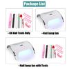 36/45 LED UV LED Nail Lamp Infrared Induction Nail Duct Suction 2 Fan Vacuum Cleaner For For Manicure 2 In 1 80W/150W