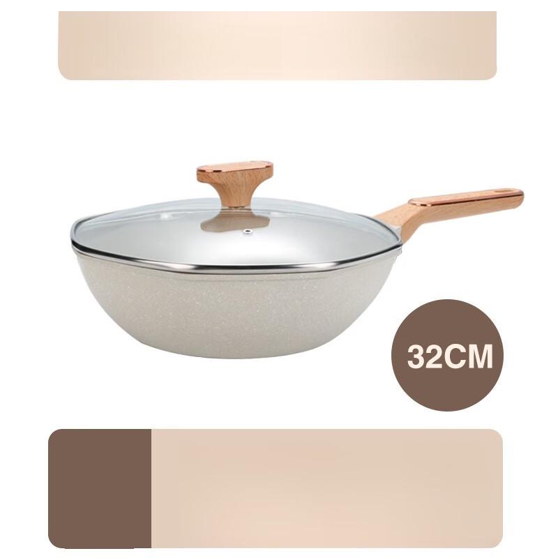 Yoshida Craftsman 32cm Maifan Stone Non-stick Wok