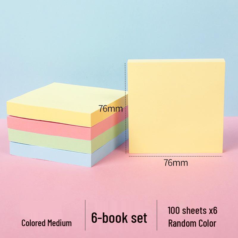 Cute High-Value Sticky Notes: Strong Adhesion Memo Pads & Index Stickers for Students