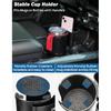 JOYTUTUS Car Cup Holder Extender, 2-In-1 Cup Holder For Cars With Phone Holder, Compatible With Yeti, Compatible With Hydro Flask, Compatible With