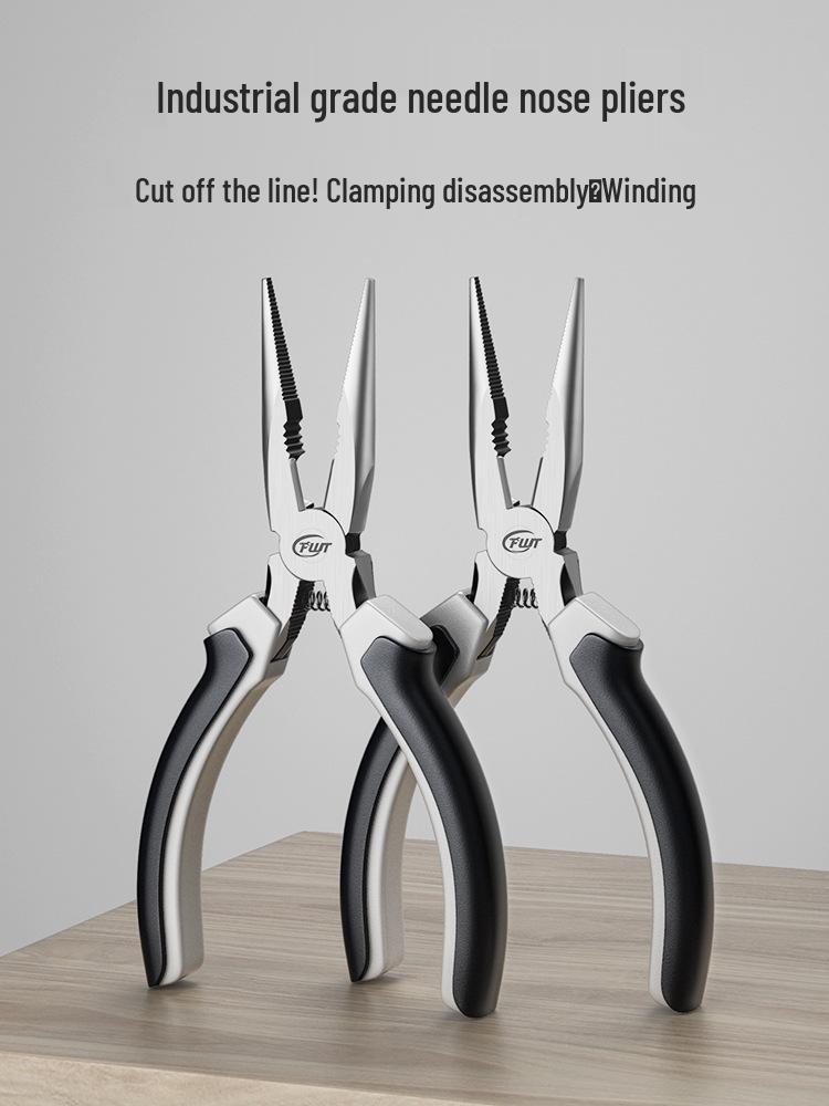 Fengweite 6 Multi-Function Pointed Pliers Set for Electricians and Fishing.