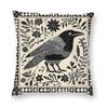 Crows Before Bros Support Local Murder Square Pillowcase Polyester Linen Velvet Creative Zip Decor Home Cushion Cover