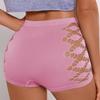 Womens Boy Shorts Underwear No Show Seamless Side Hollow Boxer Briefs Sexy