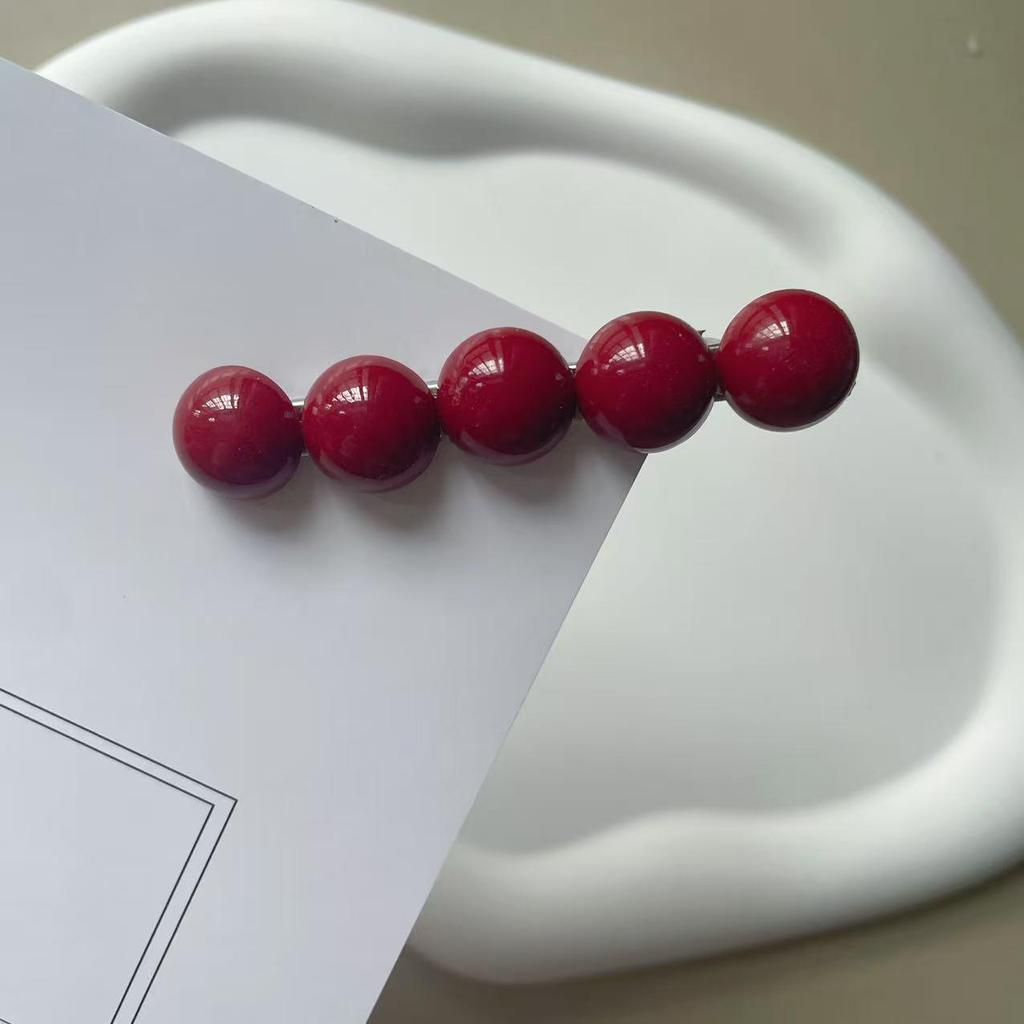 Ancola Red Heart Seamless Hair Clip for Side Bangs