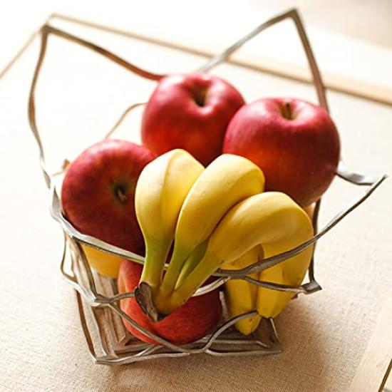 Red Cotton Ribbon Wrapped in Washi KAGO Square Large 25x25cm Tin Basket Large [Nousaku Paper]