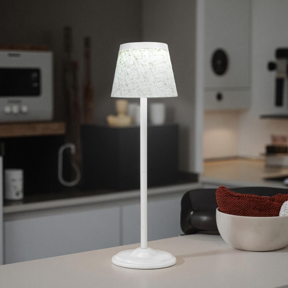 Rechargeable Table Lamps 1800mAh Battery Operated Ambient Light for Restaurant Home Dinner Dining Kitchen
