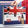High Quality 13 Layer Expanding Folder Large Capacity British Style A4 File Bag Portable Data Sorting Folder Student Use