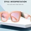 Square Oversized Sunglasses Fashionable Women Men Luxury Brand Designer Sun Glasses Famale Male Retro Eyewear Uv400 Shades