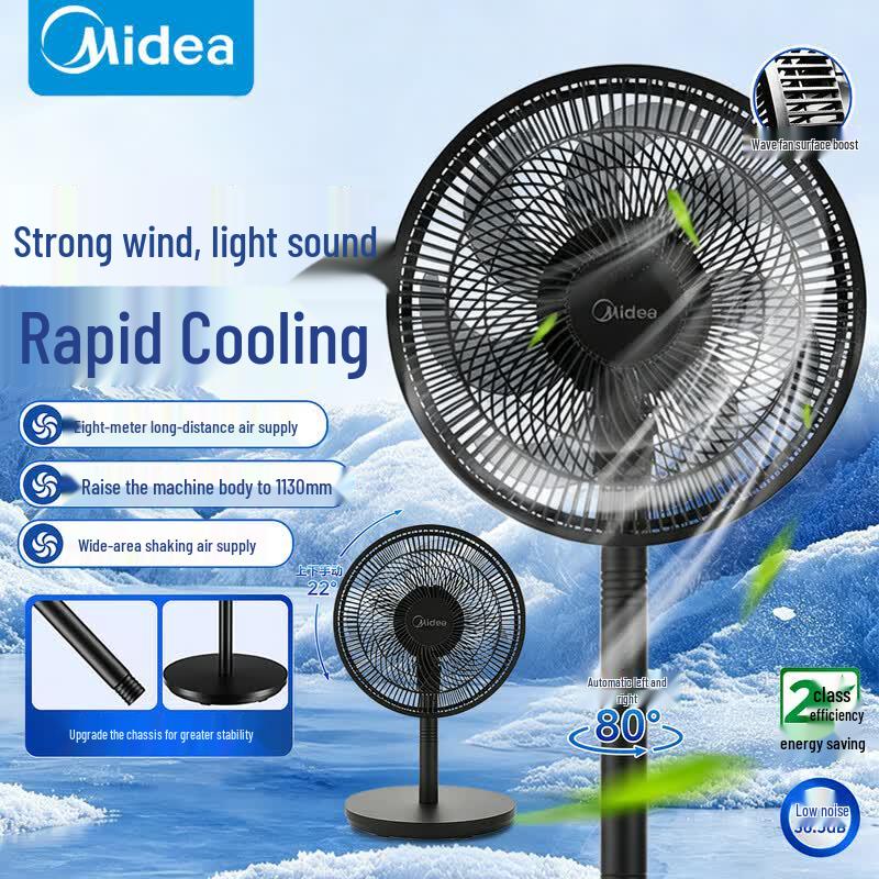 Midea SAF30AB 7-Blade Quiet Table & Floor Fan