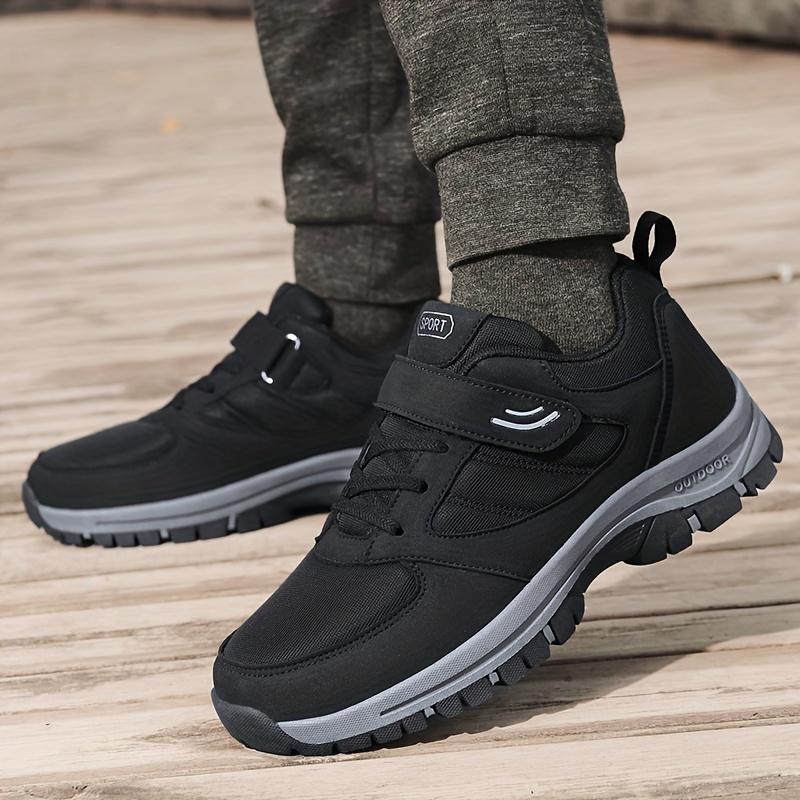 Men's Breathable Casual Shoes, With Velcro, Comfortable And Soft Sports Shoes, Suitable For Outdoor Jogging