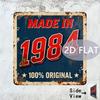 Vintage  Original D Flat Aluminum Sign  Retro x Inch Metal Wall Plaque Durable Outdoor Decoration