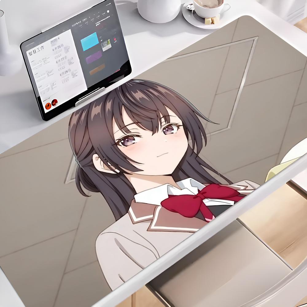 Yuki Suou Mouse Pad Anime game mause pads cs lol XXL Home HD Computer Desk Mats Carpet Gamer Office Laptop Soft Desktop 700X300