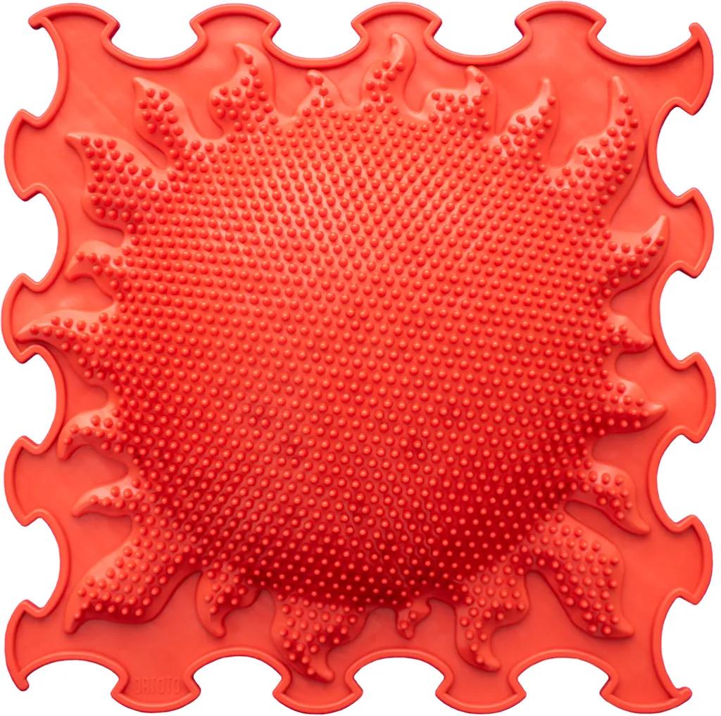 sensory mat Sun (stiff) 1 pc/op - bright red