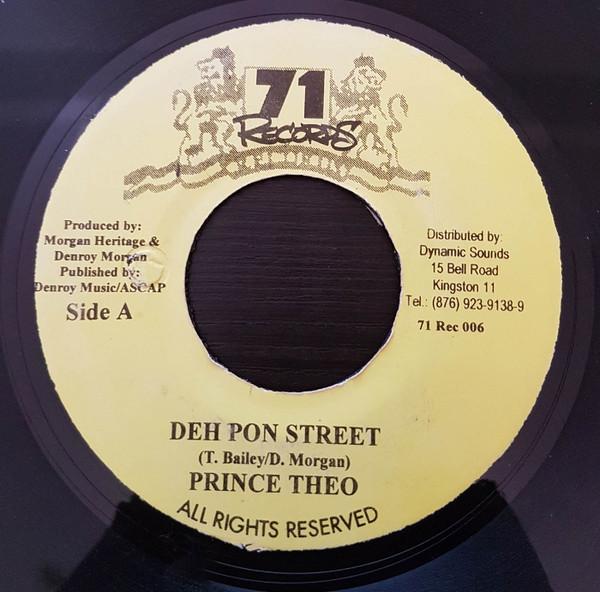 

7inch Record PRINCE THEO DON MARSHALL 2 Deh Pon Street Police Badman 71REC006 71 Records 2000 Jamaica Reggae Ska Dub Used