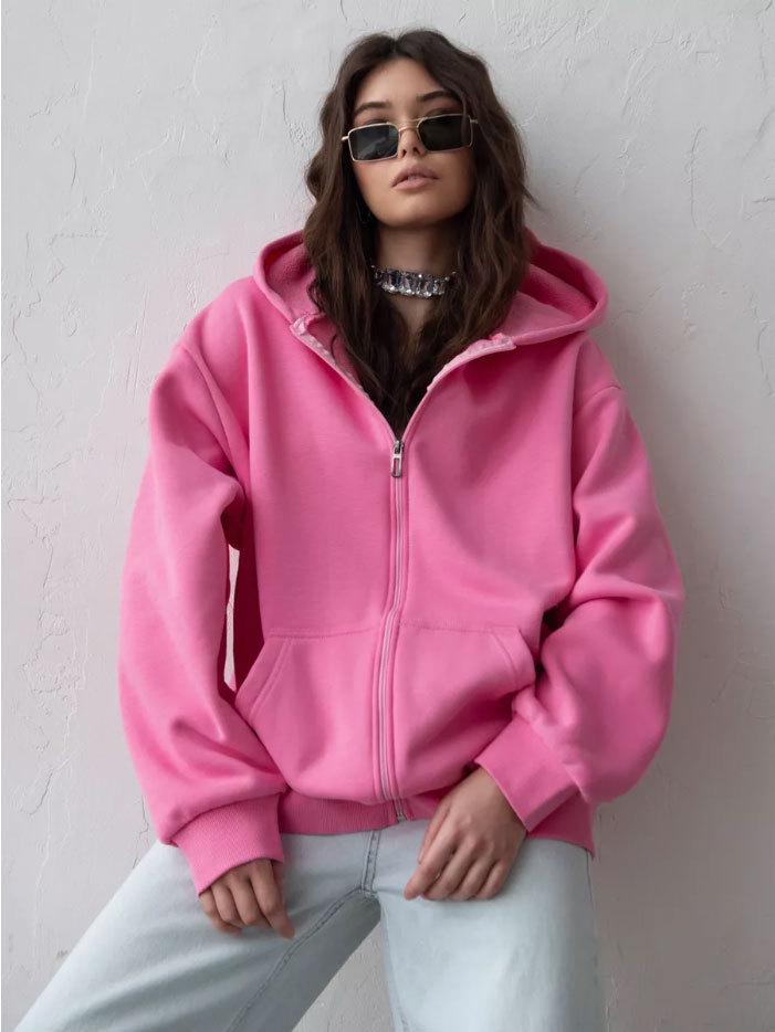 Готическая Пара Харадзюку Женская Толстовка Большого Размера XXXL розовый 1790₽