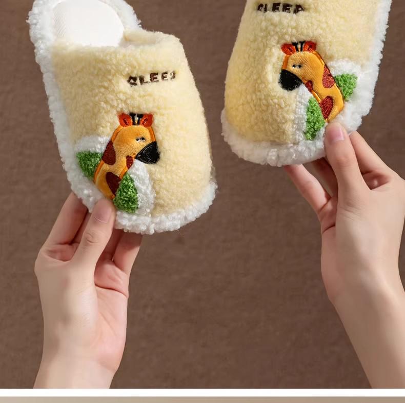 Rutschfeste Winterhausschuhe für Kinder: Gemütliche Baumwolle für drinnen für Jungen & Mädchen